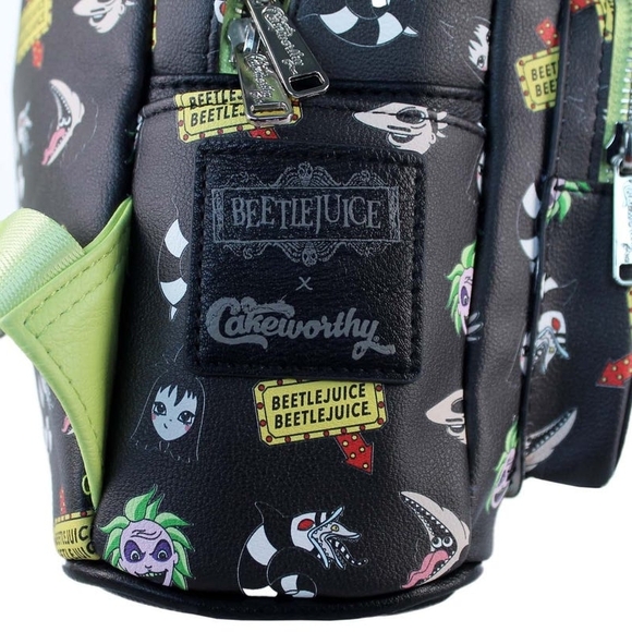 NWT - Cakeworthy Beetlejuice Mini Backpack - Picture 2 of 6